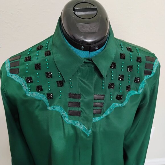 Woman's Diani Western Style Shirt Size 6 - Picture 2 of 7